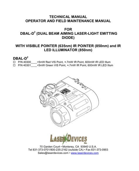 TECHNICAL MANUAL OPERATOR AND FIELD 